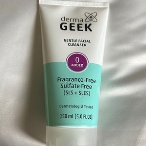 Derma Geek Gentle Facial Fragrance- Free Sulfate Free 5oz
